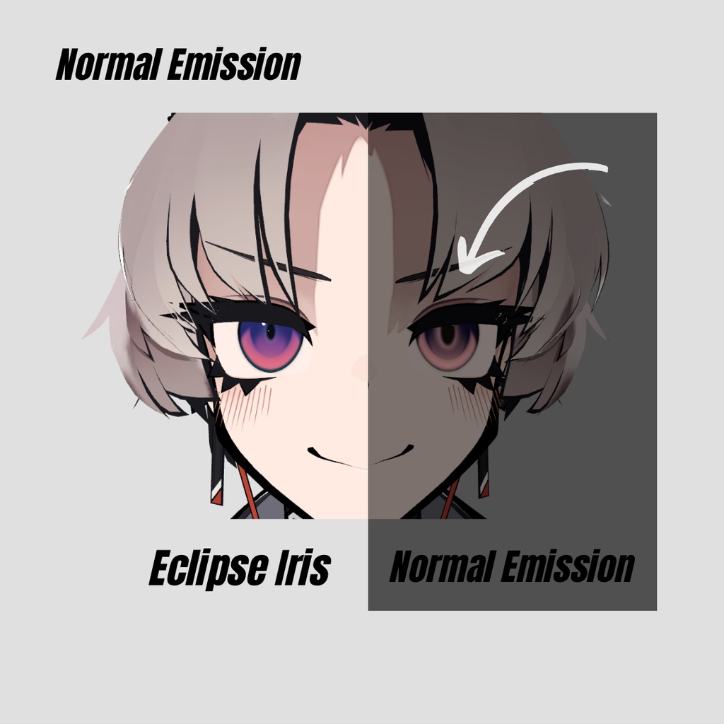 【SiuSiu✨対応】Lume Optic 導入プレハブ:Eyetexture -Eclipse Iris