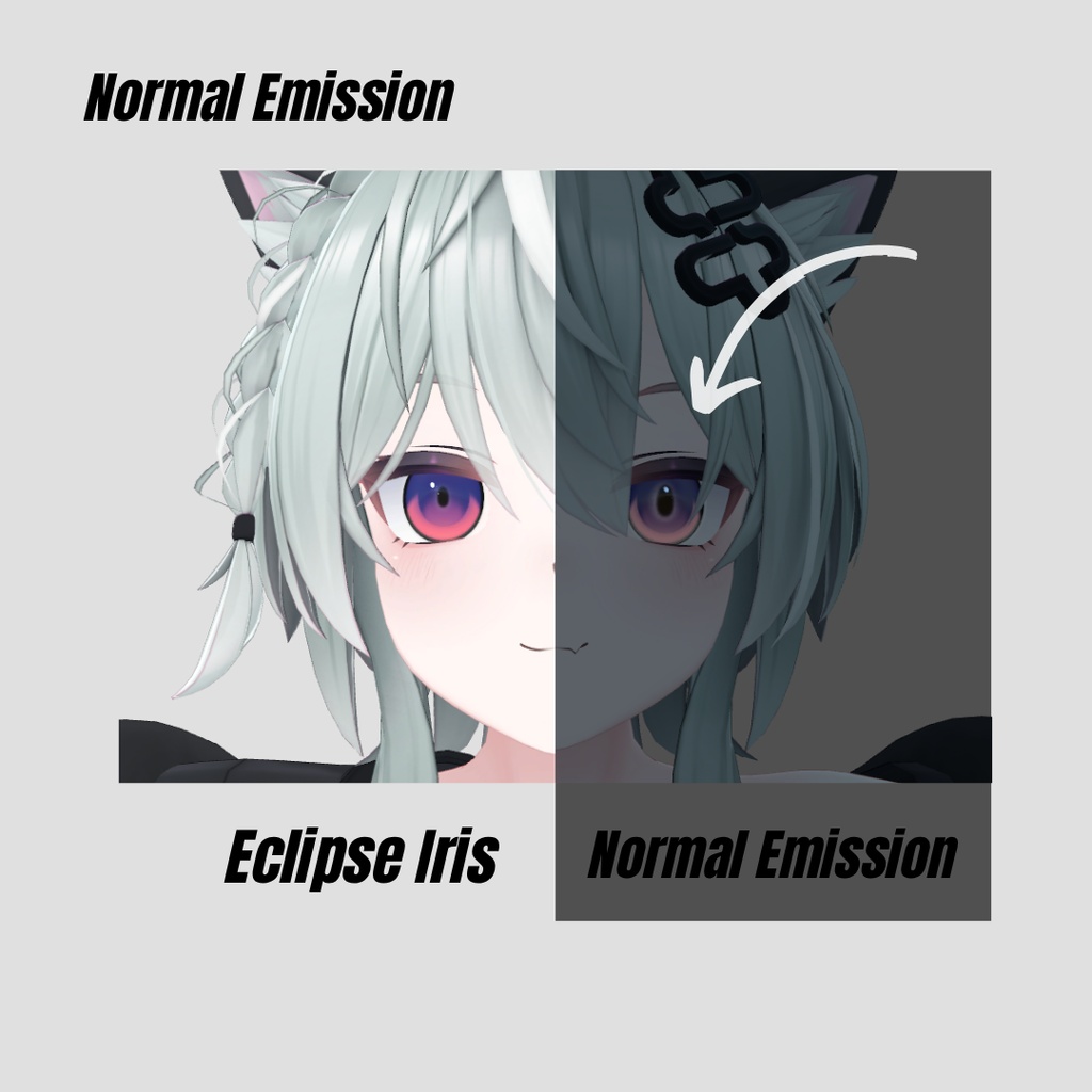 【Kirisame✨対応】Lume Optic 導入プレハブ:Eyetexture -Eclipse Iris