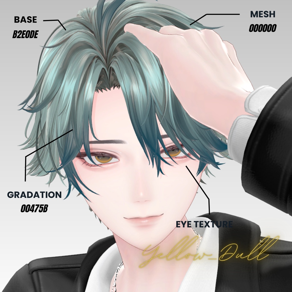 【悠莉専用】-Yuri- Eclipse Iris × Hair MESH&GRADATION