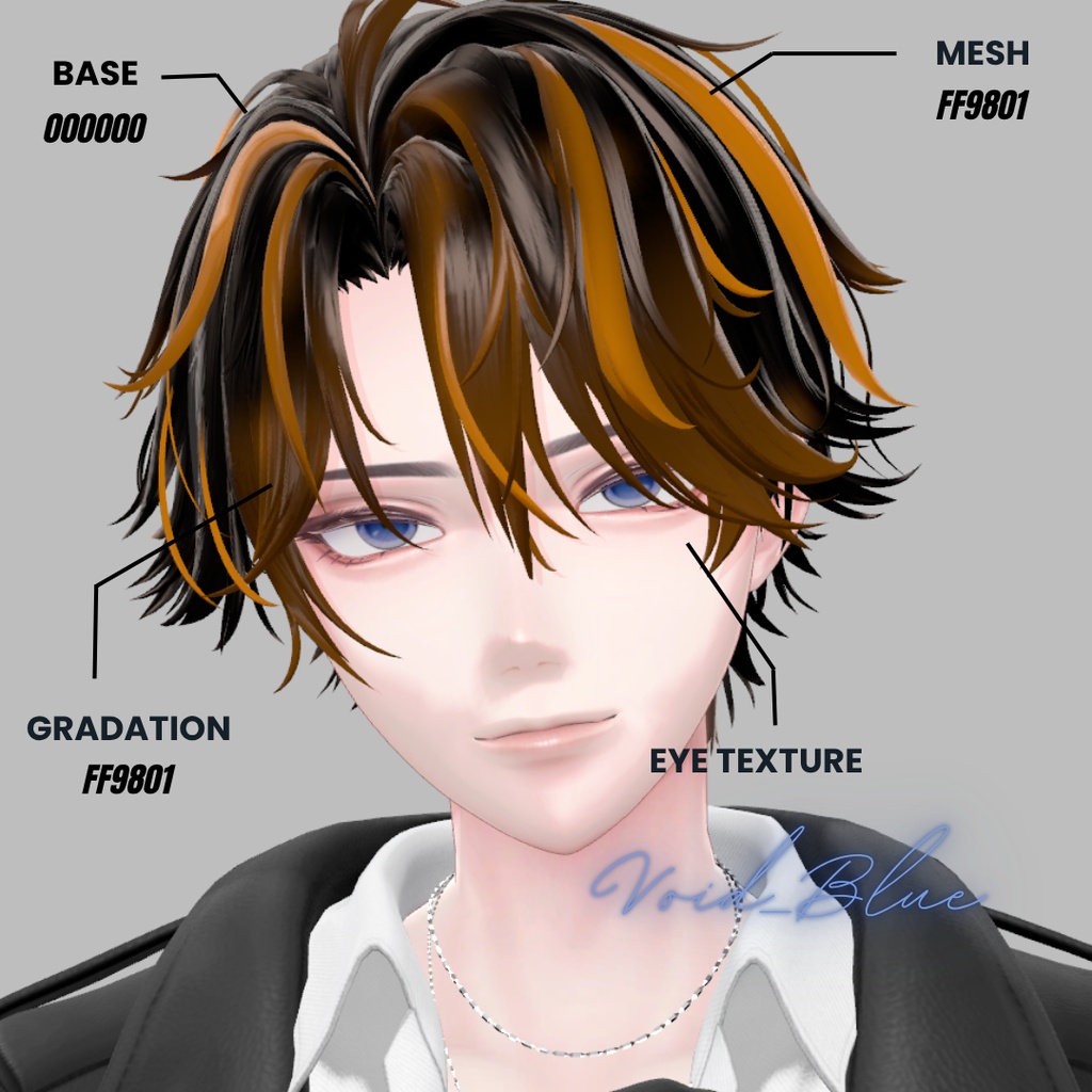 【悠莉専用】-Yuri- Eclipse Iris × Hair MESH&GRADATION
