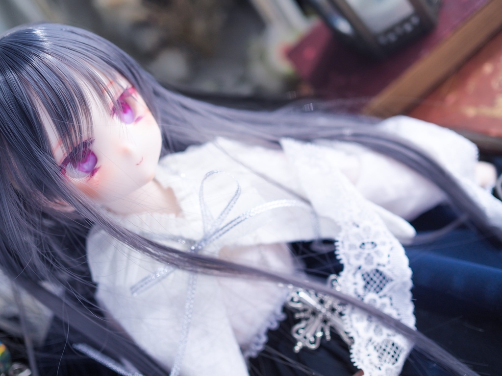 【DDH-27 SW】カスタムヘッド+碁石アイ【ソフビ盛・難有】