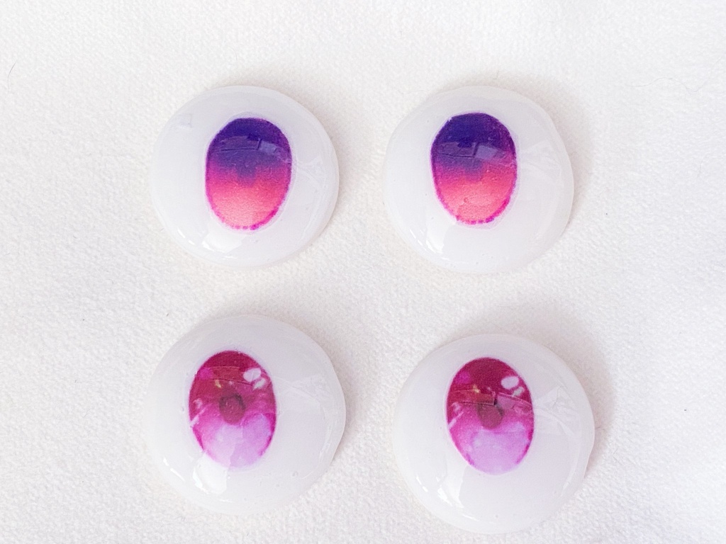 【DDH-27 SW】カスタムヘッド+碁石アイ【ソフビ盛・難有】