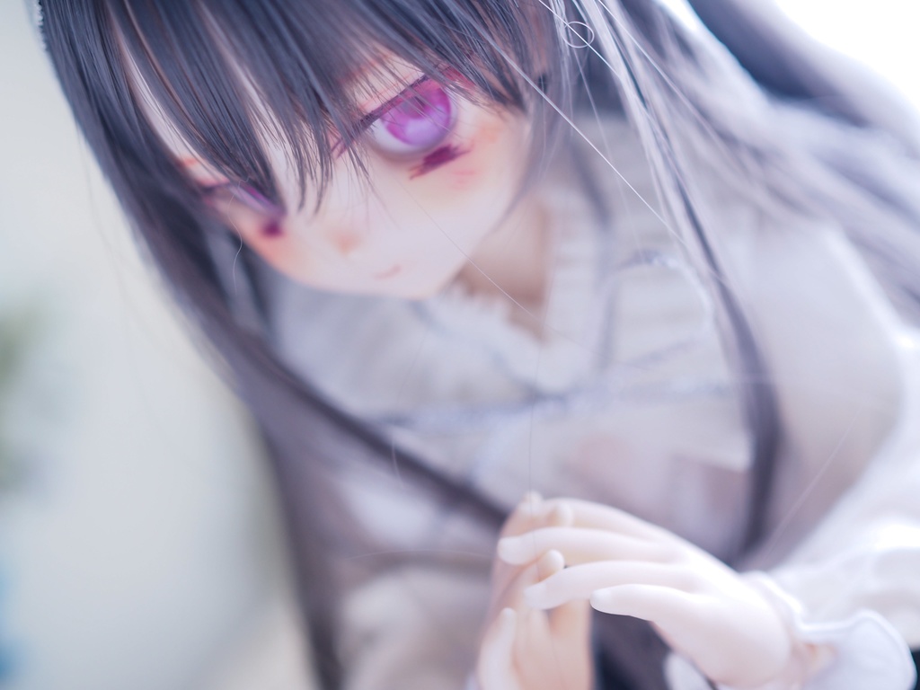 【DDH-27 SW】カスタムヘッド+碁石アイ【ソフビ盛・難有】