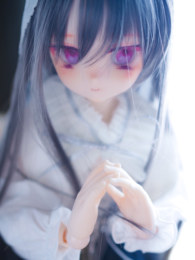 【DDH-27 SW】カスタムヘッド+碁石アイ【ソフビ盛・難有】