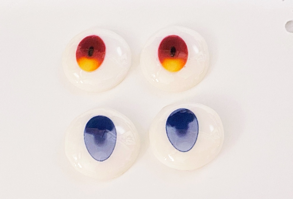 【DDH-01 SW】カスタムヘッド+碁石アイ【ソフビ盛・ピアス・難有】