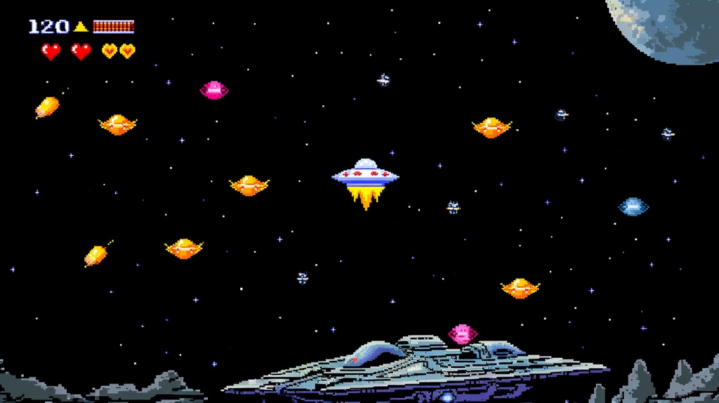 【架空ゲームBGM】Zap Zap UFO!　【8-bit Chiptune/Retro Game Music/Free BGM】