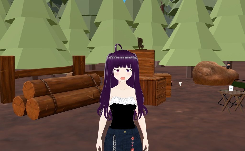 紫焔空(VRoidアバター)