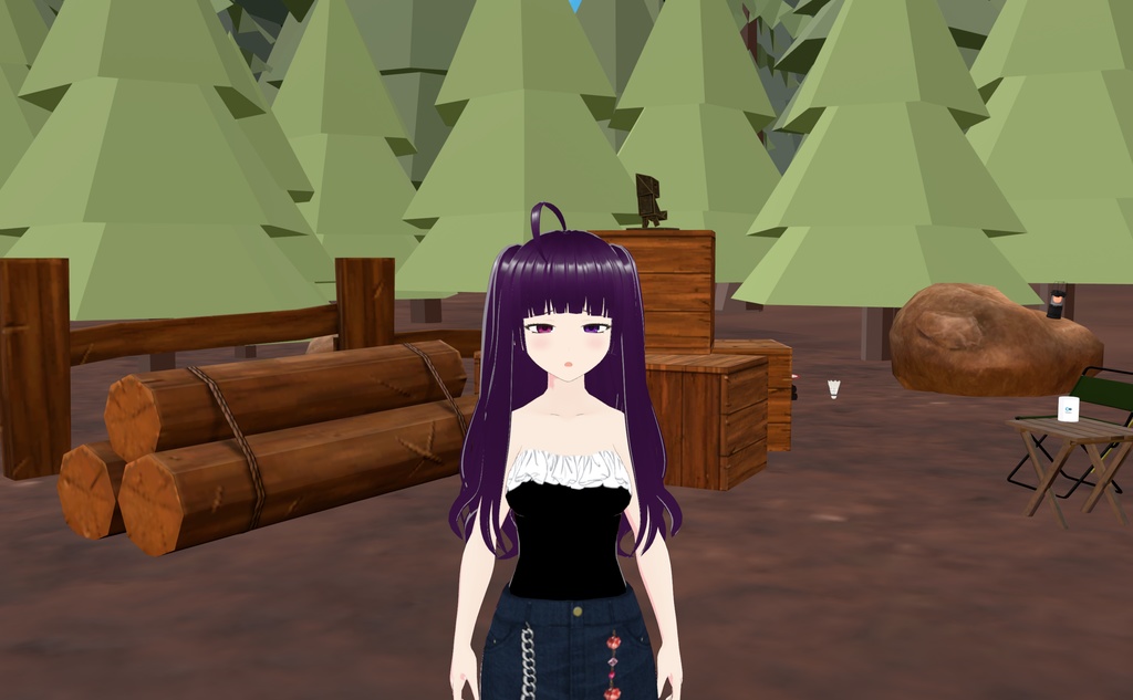 紫焔空(VRoidアバター)