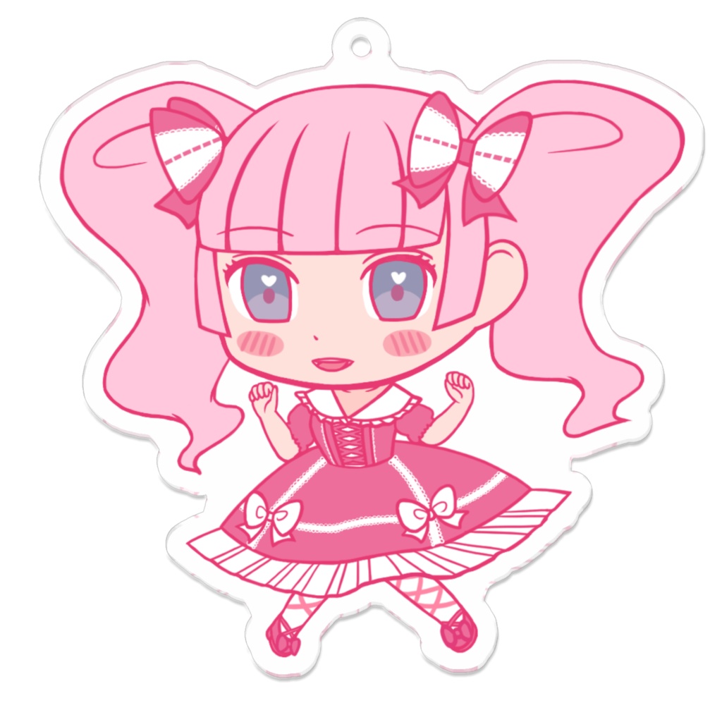 秘密のロリィタちゃんver.お出かけアクリルキーホルダー