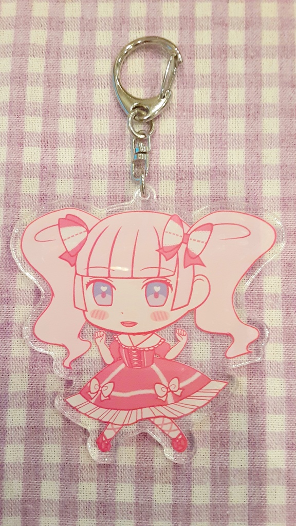 秘密のロリィタちゃんver.お出かけアクリルキーホルダー