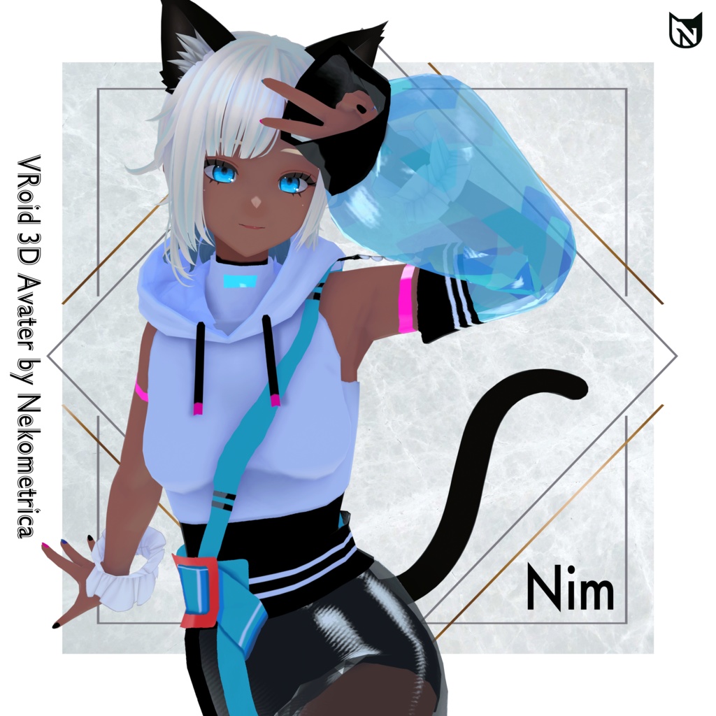 【VRM 無料配布】オリジナル3Dアバター Nim【VRoid】