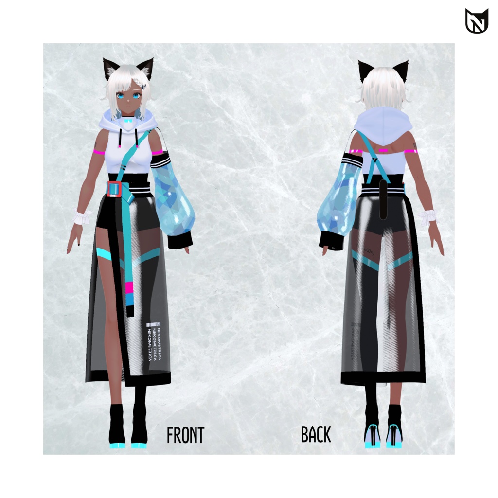 【VRM 無料配布】オリジナル3Dアバター Nim【VRoid】