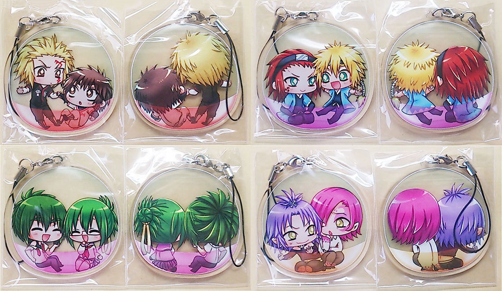 カプセル閉じ込めアクリルキーホルダー