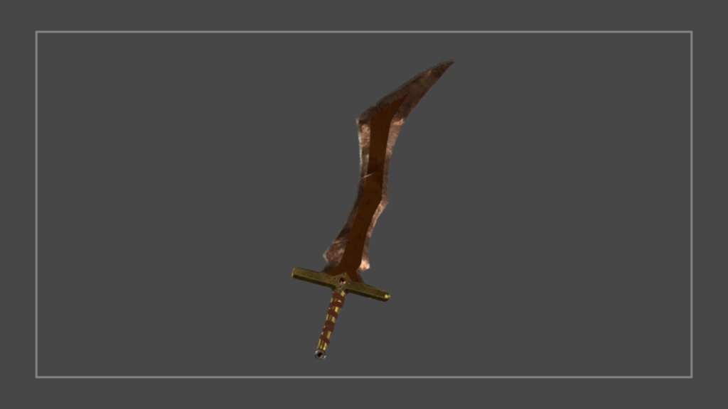 【VRChat想定】Fantasy Sword