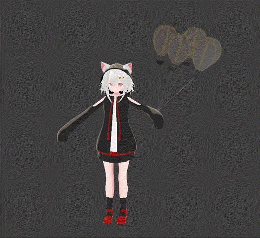 【VRChat想定】Animation Balloon