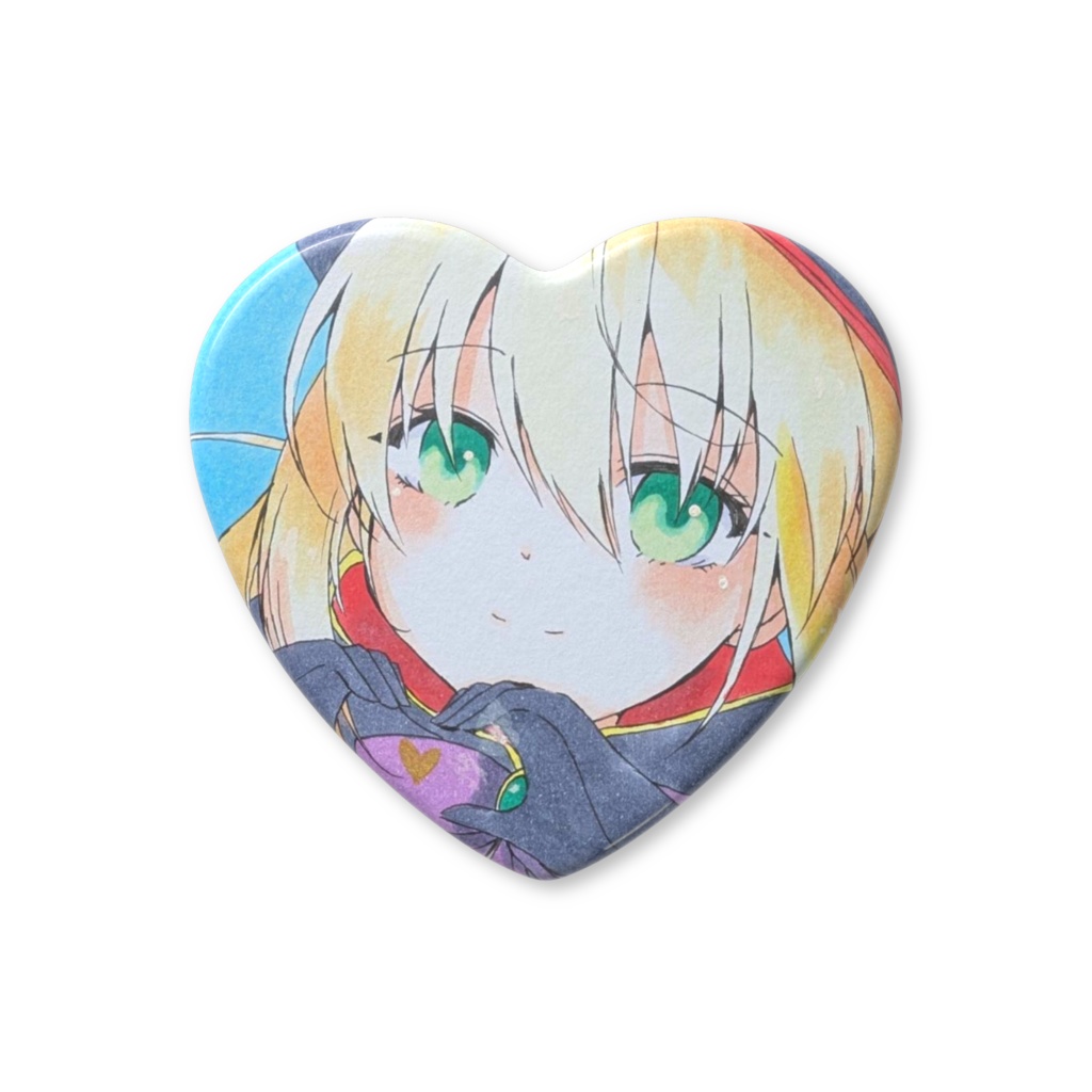 FGO キャストリア ハート缶バッジ