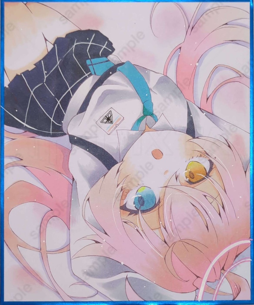 【原画色紙】小鳥遊ホシノ 手描きイラスト色紙