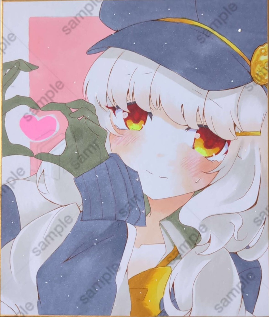 【原画色紙】アオバちゃん誕生日記念イラスト