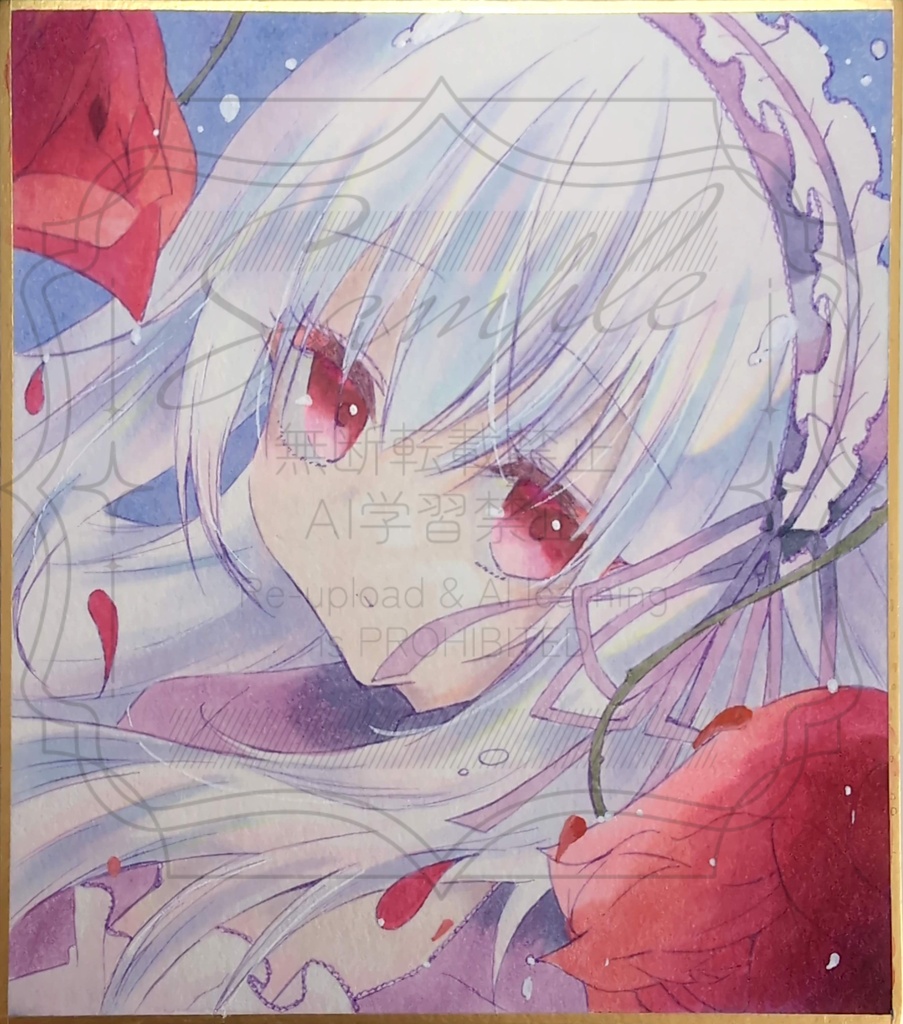手描きイラスト　色紙　ローゼンメイデン