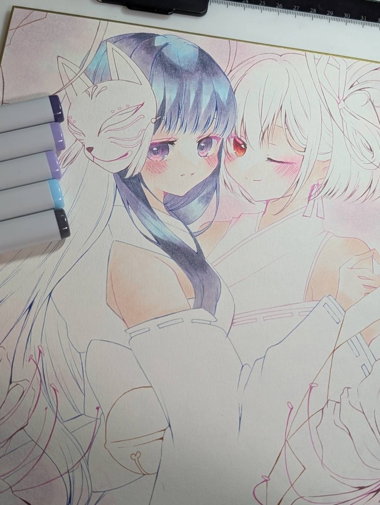 Huehue様リクエスト色紙