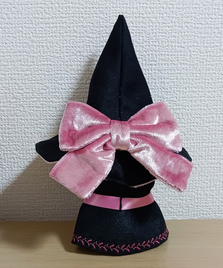 SALE!!魔女の帽子&マントセット☆10〜12cmぬい用