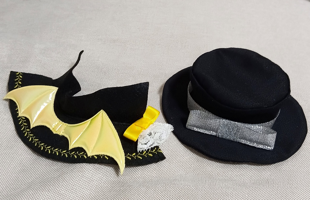 SALE!!悪魔のマント&シルクハット☆10〜12cmぬい用