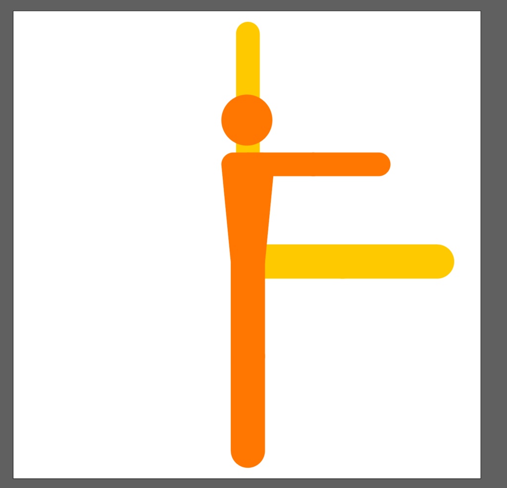 【AE練習用】すぐにリギングできる「ピクトさん」素材データ(レイヤー分け済み.ai)