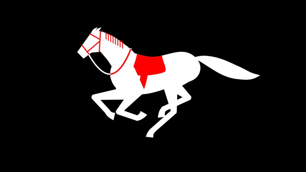 【アニメ付き】馬の走りアニメーションリグ(Limber 2使用)【商用利用可】