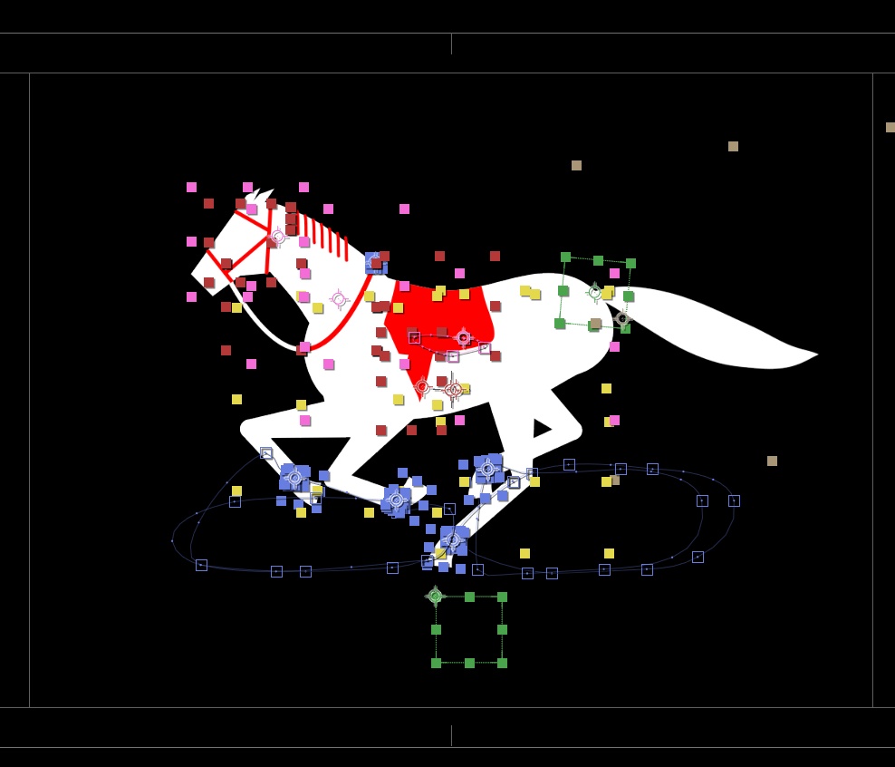 【アニメ付き】馬の走りアニメーションリグ(Limber 2使用)【商用利用可】