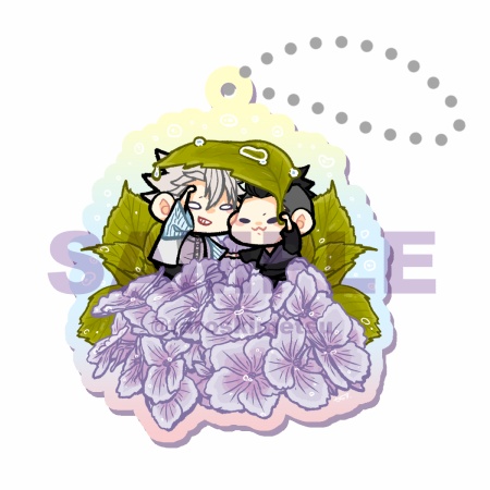 紫陽花キーホルダー