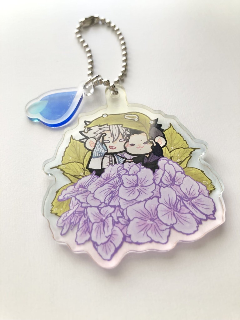 紫陽花キーホルダー