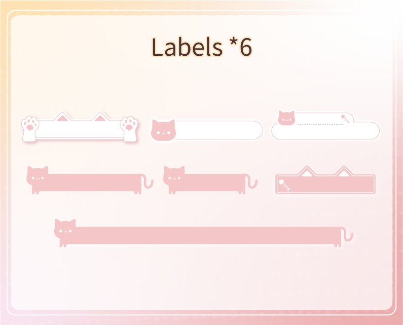 【動く配信背景】可愛い猫- ピンク スタイル【雑談・ゲーム配信用・ループ動画・待機画面】