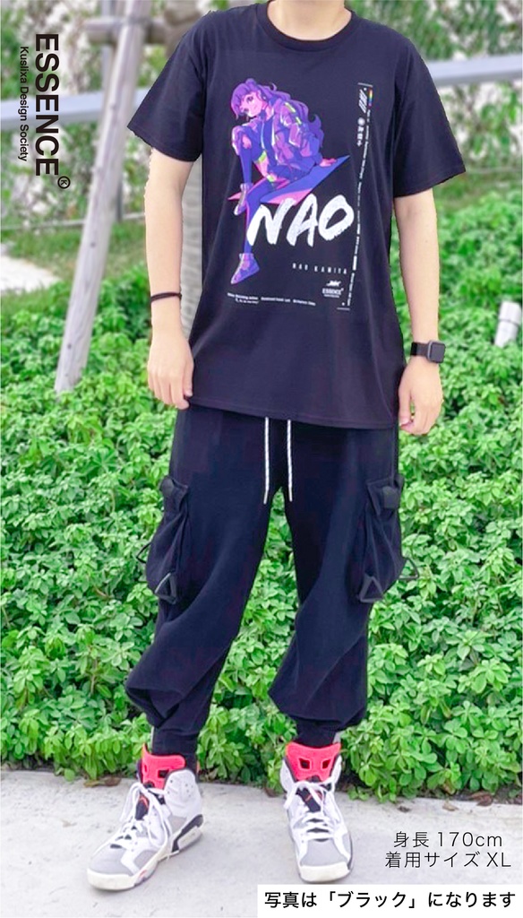 神谷奈緒グラフィックTシャツ - ホワイト