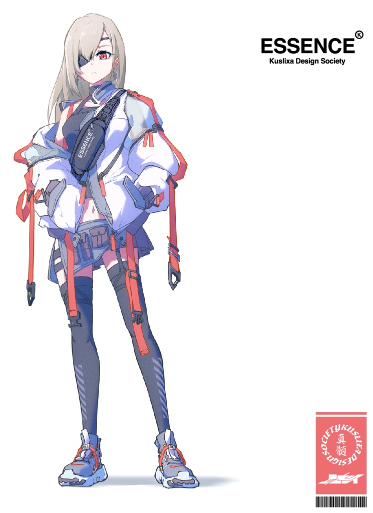 エッセンスちゃん(仮称) グラフィックTシャツ ホワイト