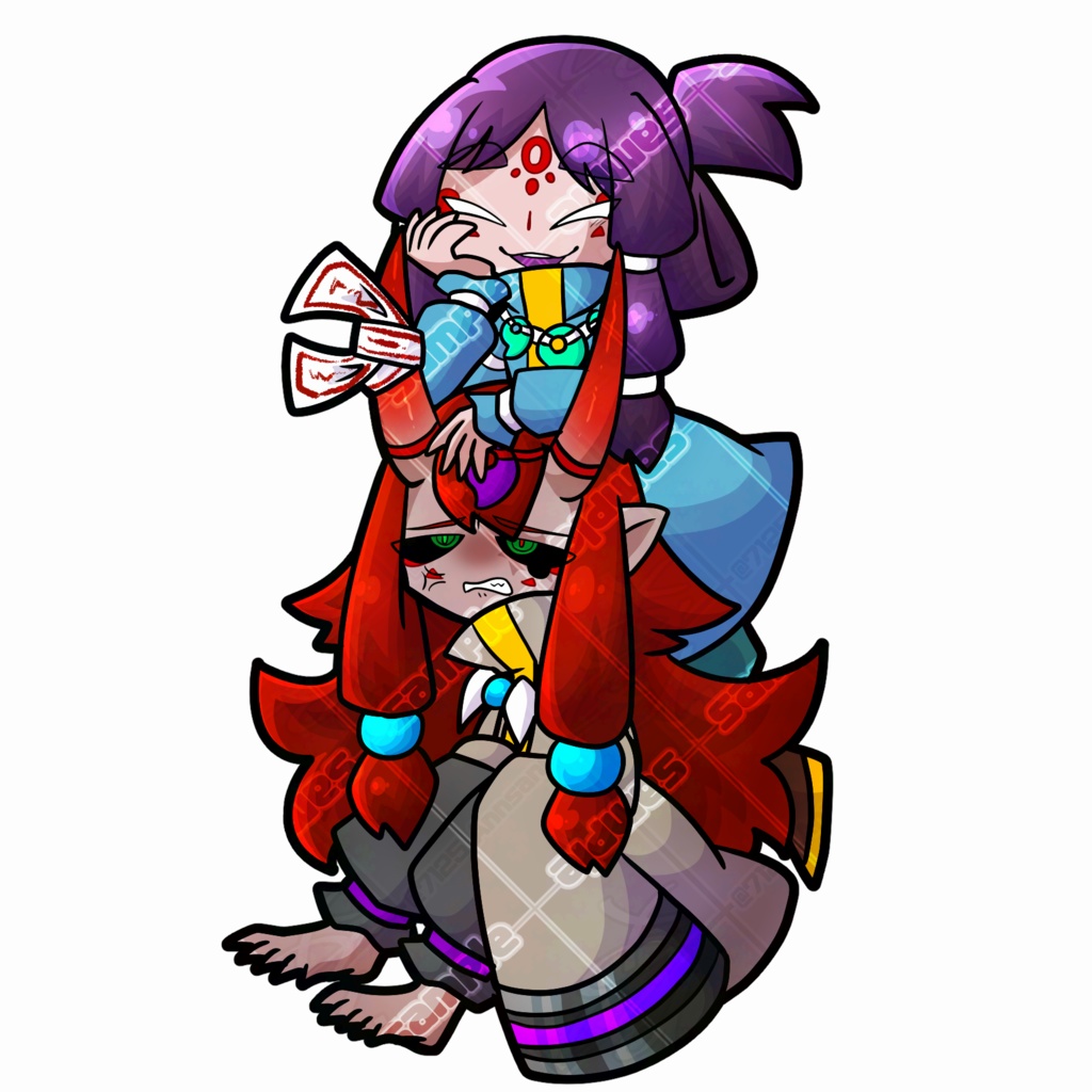 温羅&吉備津彦命 アクリルスタンド