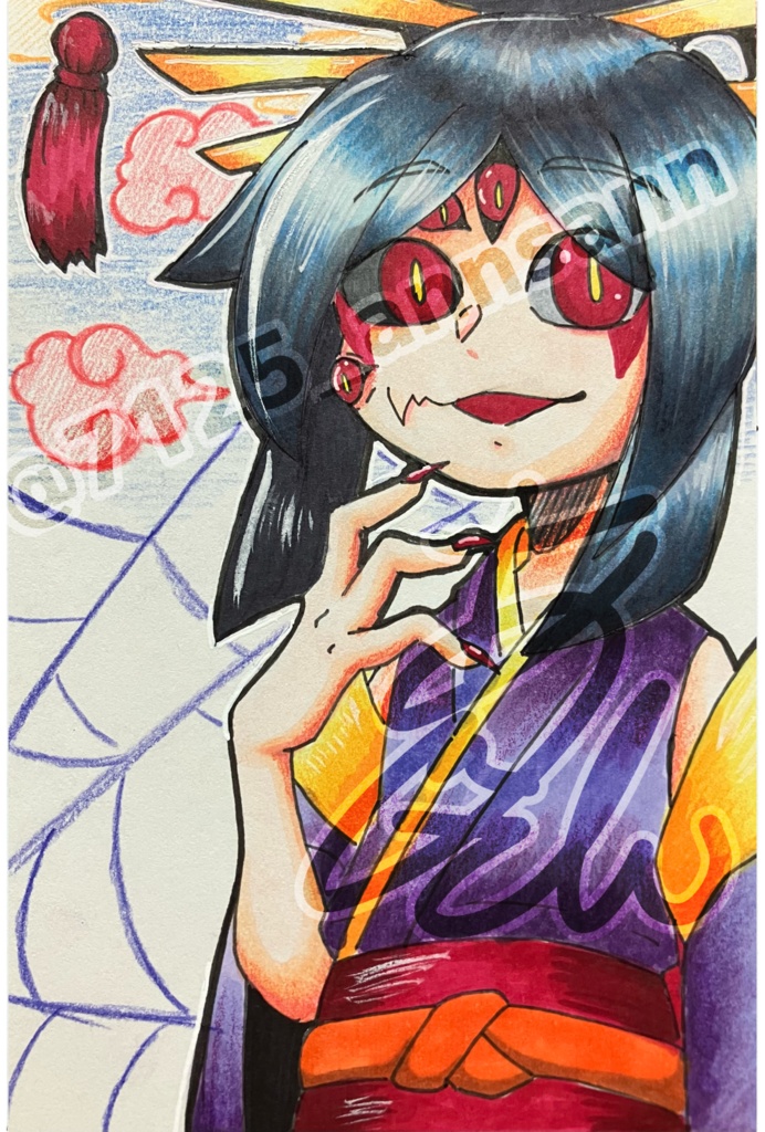 イラスト原画　地土世