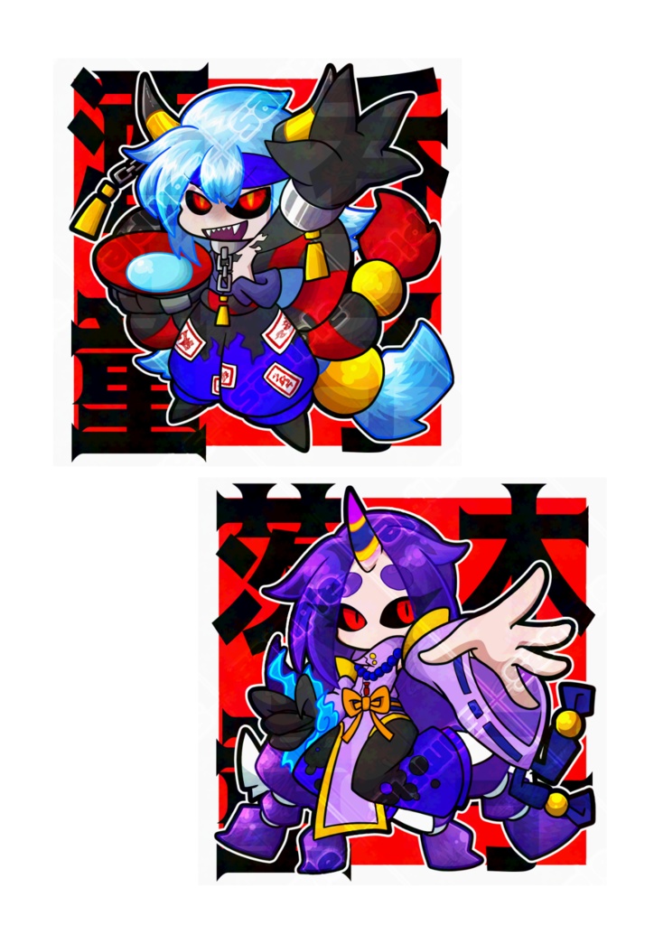 しゅていばスクエアステッカー