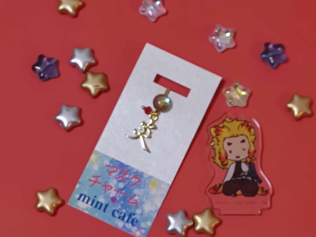 鬼滅チャーム(煉獄・金箔)