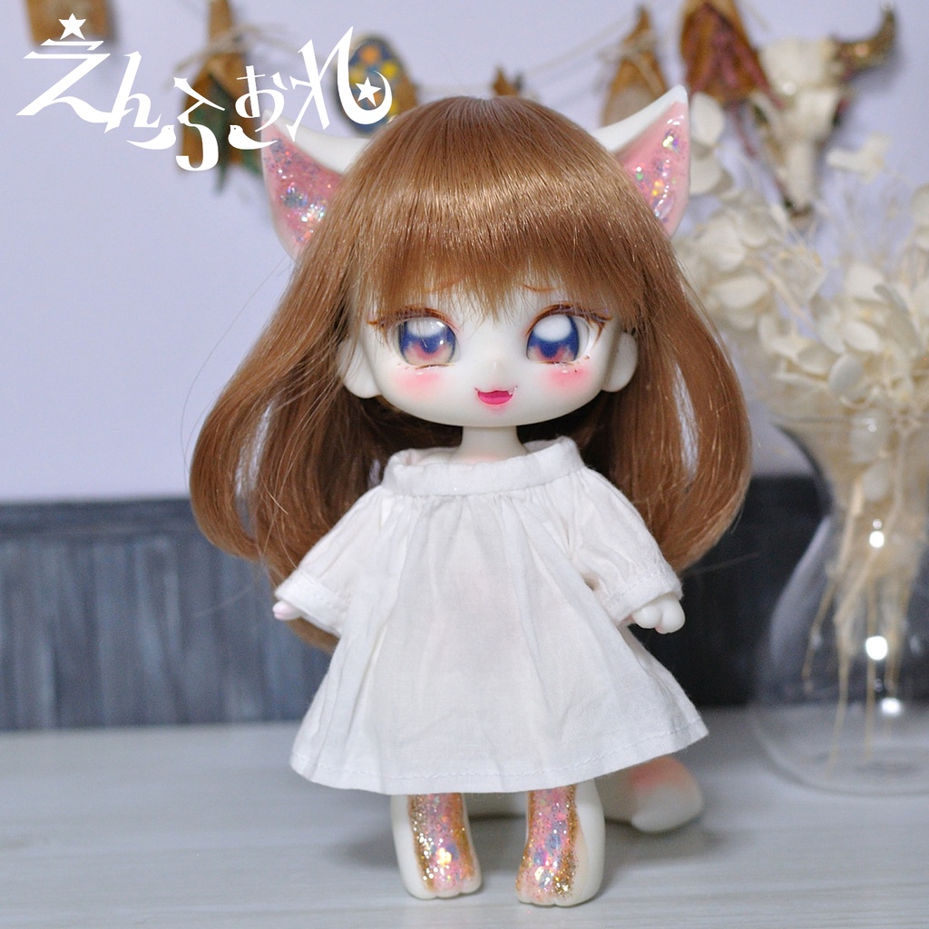 【ベスティ】ナチュラルスモックワンピース*白