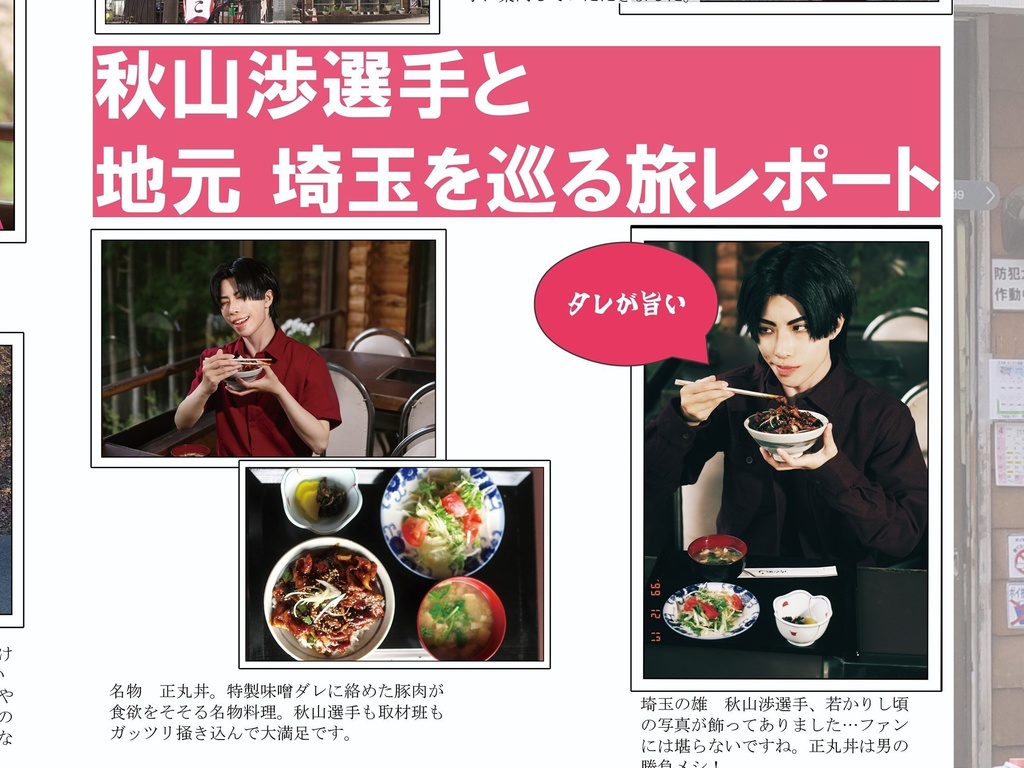 別冊付録風 写真集 ねつ造 秋山渉選手