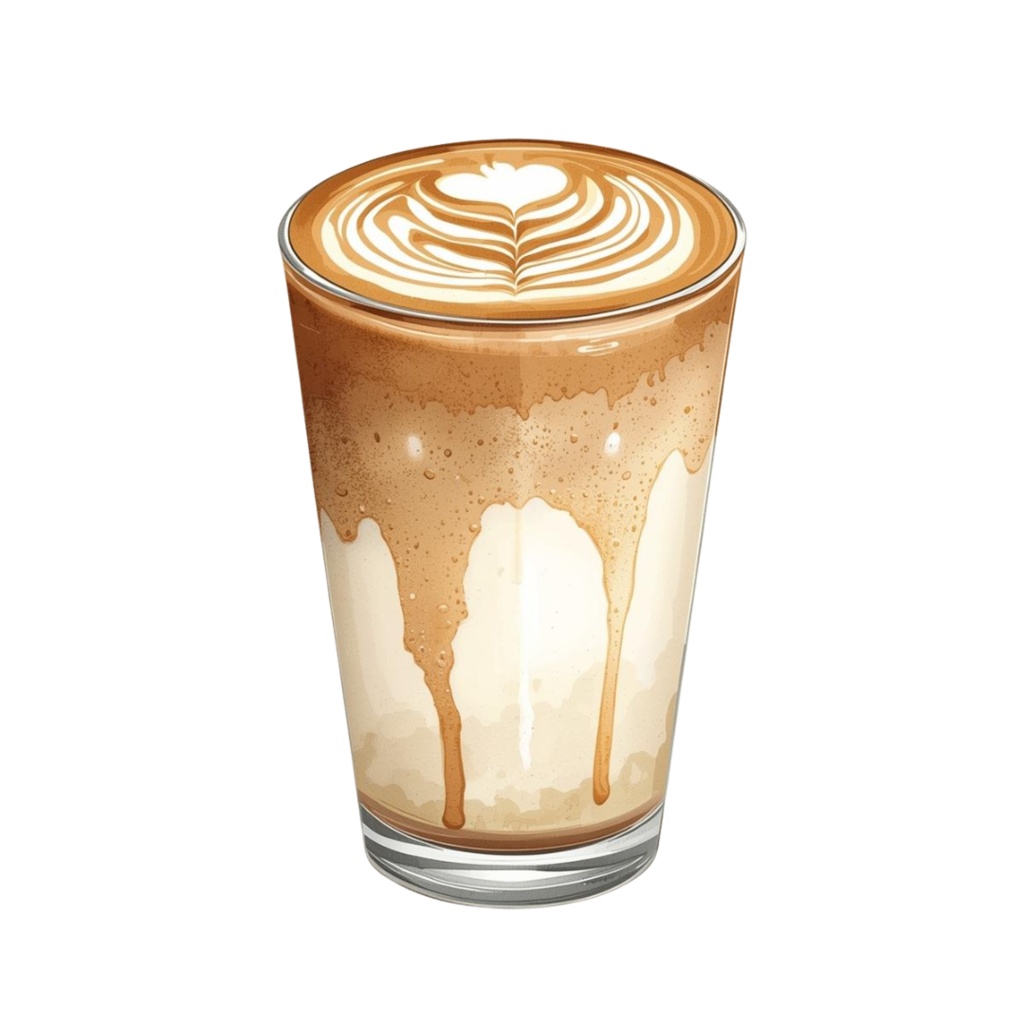 【大人可愛いカフェシリーズ】水彩アンティーク風クリップアート10点セット(PNG透過)