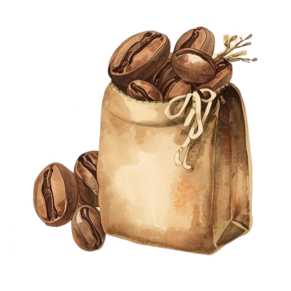 【大人可愛いカフェシリーズ】水彩アンティーク風クリップアート10点セット(PNG透過)