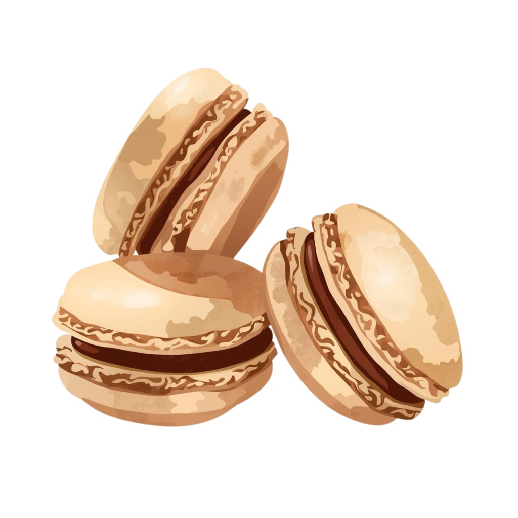 【大人可愛いカフェシリーズ】水彩アンティーク風クリップアート10点セット(PNG透過)