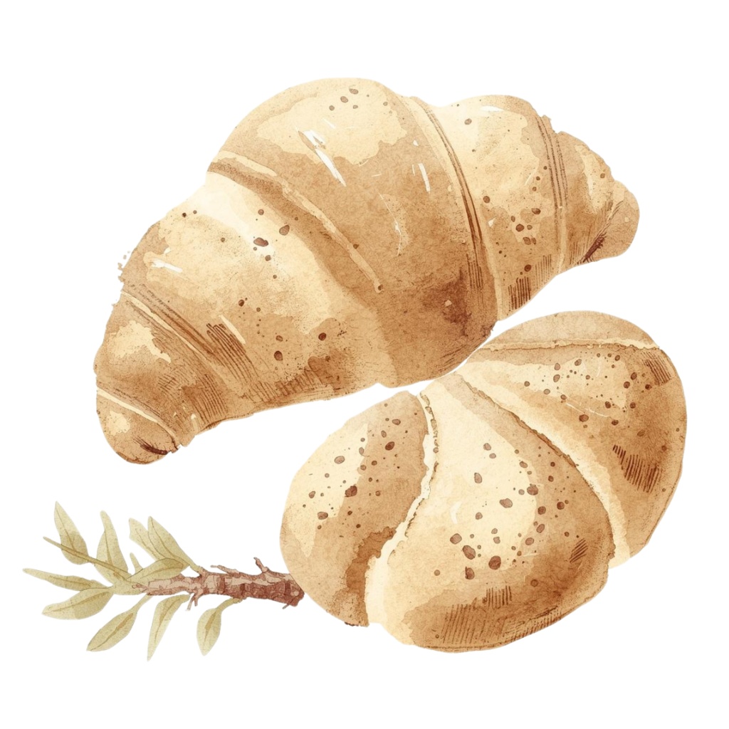 【大人可愛いカフェシリーズ】水彩アンティーク風クリップアート10点セット(PNG透過)