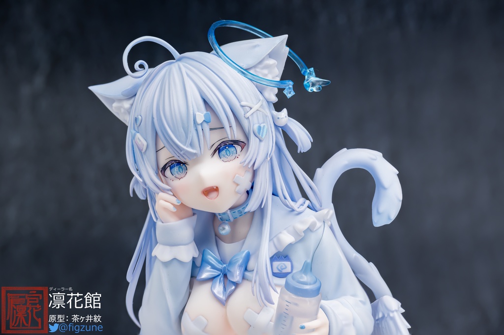 水色ミルク猫ちゃん illustration by rucaco 1/6 フィギュア ガレージキット