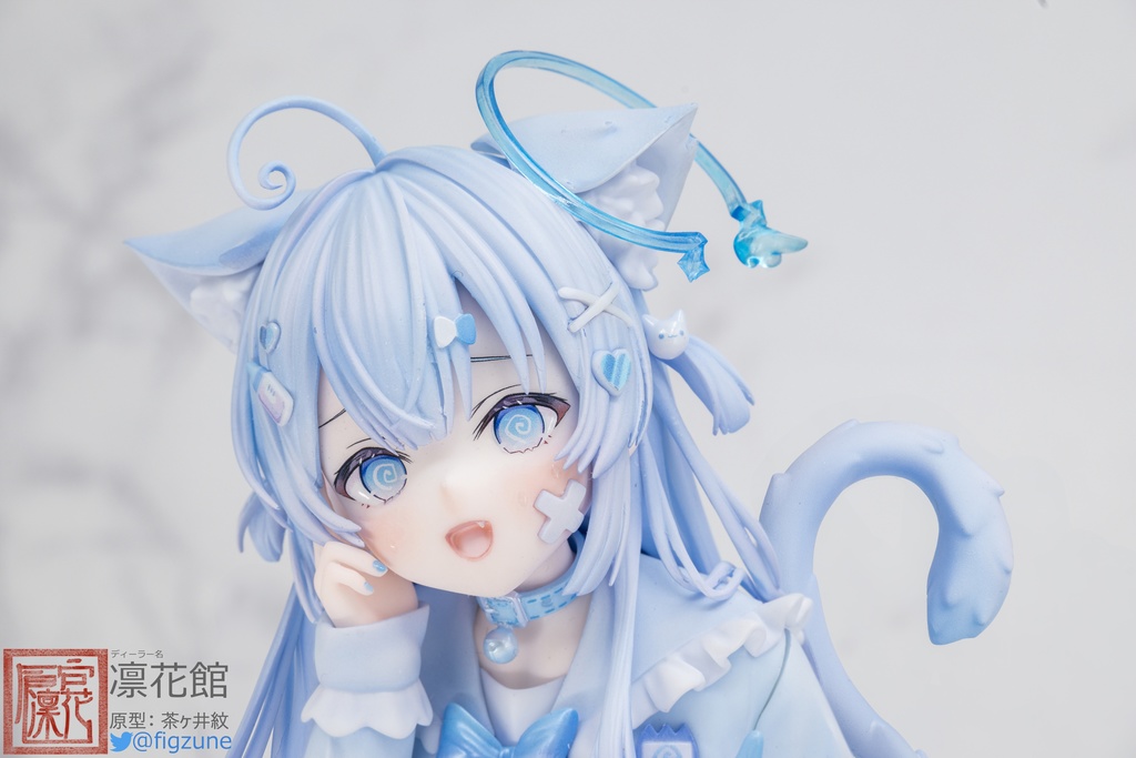 水色ミルク猫ちゃん illustration by rucaco 1/6 フィギュア　ガレージキット