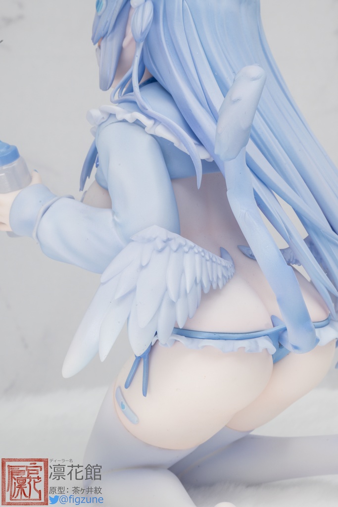 水色ミルク猫ちゃん illustration by rucaco 1/6 フィギュア ガレージキット