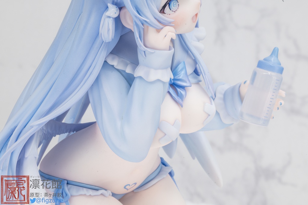 水色ミルク猫ちゃん illustration by rucaco 1/6 フィギュア ガレージキット