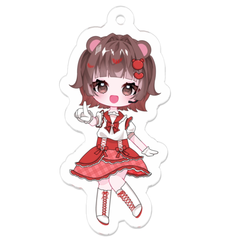 尊谷聖 アイドル衣装 ミニキャラ アクリルキーホルダー