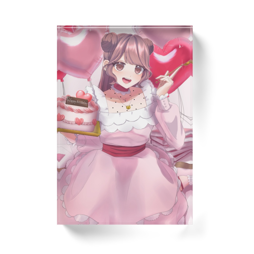 尊谷聖 2024誕生日記念 1枚絵 アクリルブロック